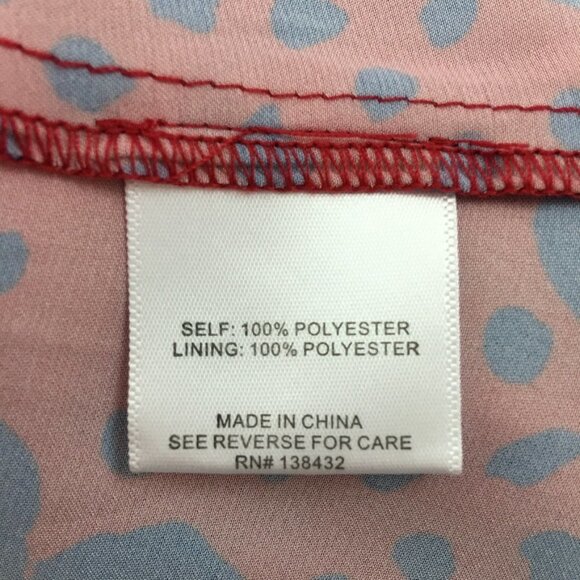 Modcloth Women's Red Dress with Blue Flowers Size Small Timeless Magnetism - Picture 15 of 16